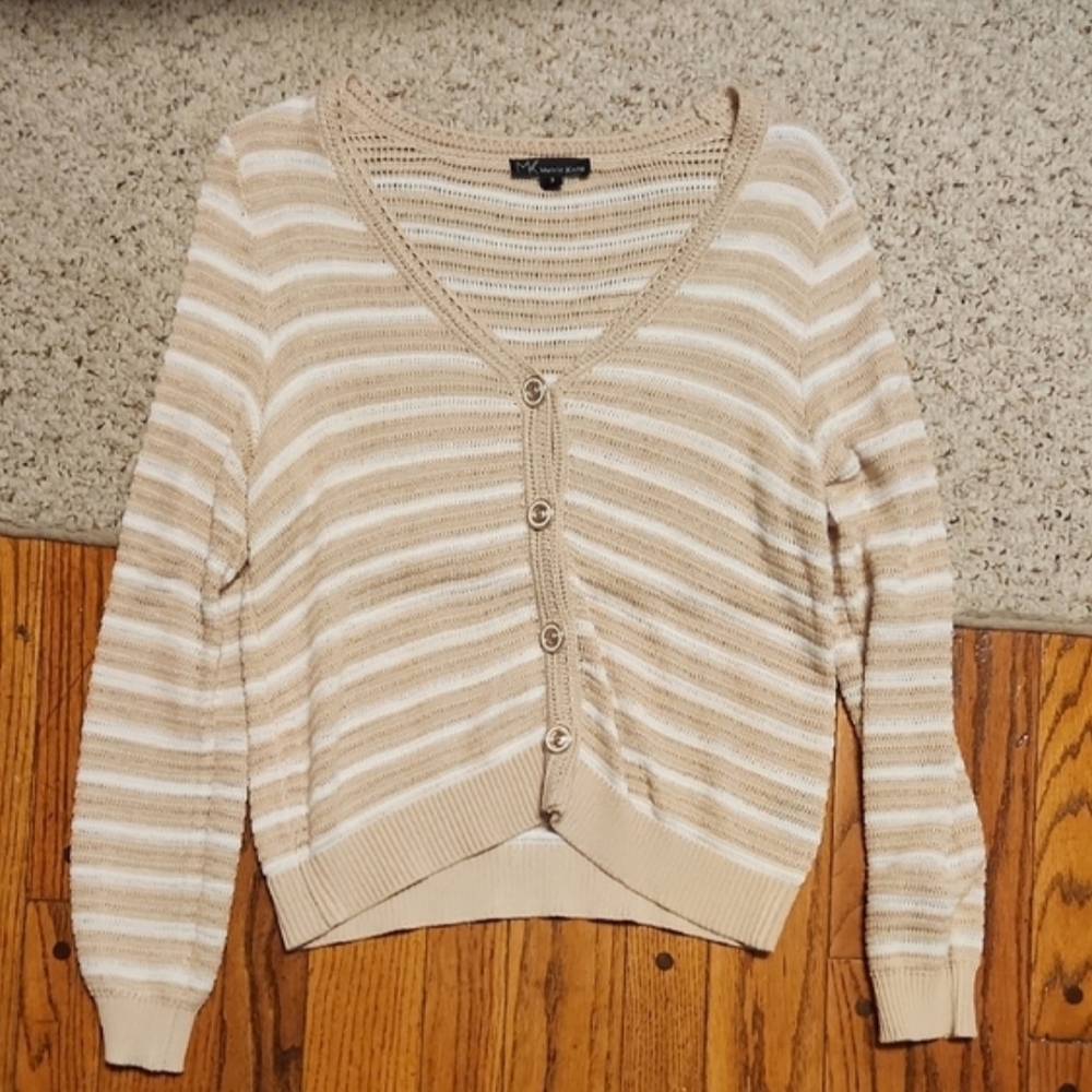 Striped Sweater and Cardigan Bundle - Picture 5 of 5